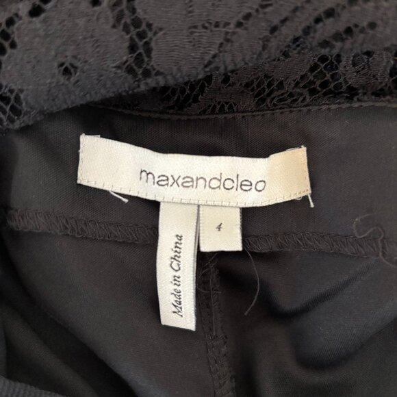 Elegant Black Lace Dress | Max & Cleo | Size 4 |Mint Condition - Picture 6 of 6